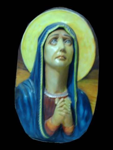 Photo de la peinture de la Vierge Marie.